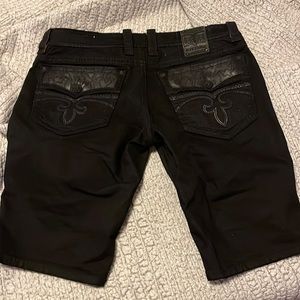 Men's blk size 38 rock revival shorts